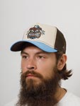 Бейсболка FWS арт. 7761167 TRUCKER CAP MAD DOG (голубой / белый)